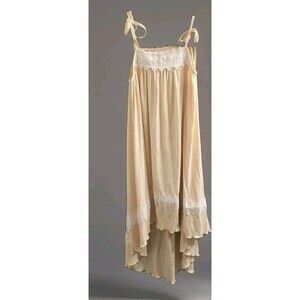 Makena Lane Seashell Hi/Lo Dress - Buttery Cream Size 12 Beach Vacation